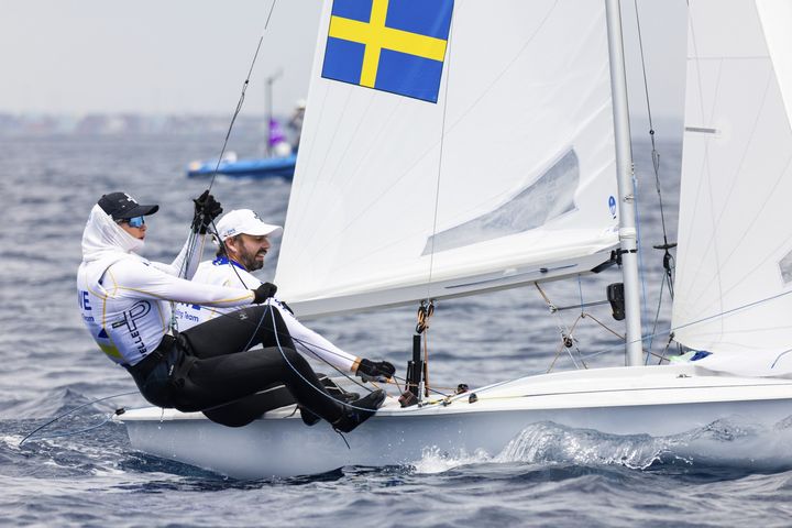 Anton och Lovisa på världscupen i Los Angeles. Foto: Colin Grey