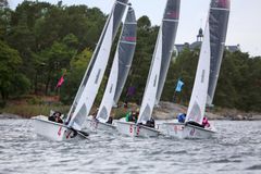 Fina vindar under dag 3 på Para-NM i segling i Saltsjöbaden.