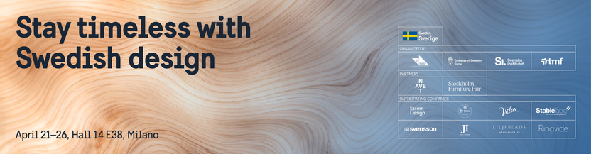 Pressinbjudan: Svenska paviljongen på Salone del Mobile 2026