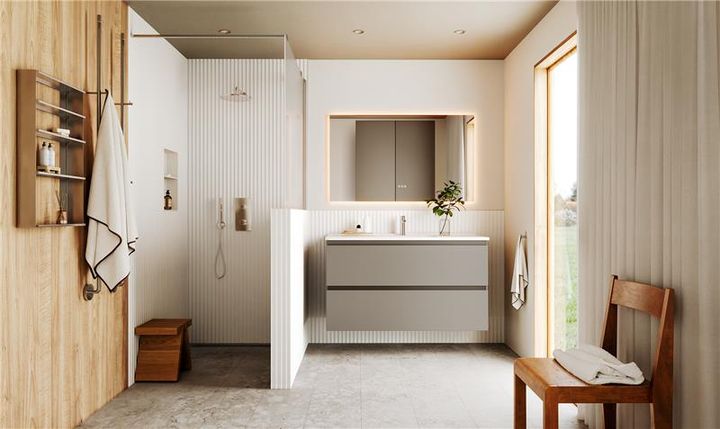 Badrum från Vedum Kök & Bad.