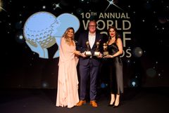 Golf Plaisir blir utsedd som Sveriges, Danmarks och Finlands bästa golfresearrangör vid World Golf Awards i Abu Dhabi.