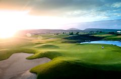 På Fuerteventura spelas det golf på trevliga semesterbanan Salinas de Antigua Golf.