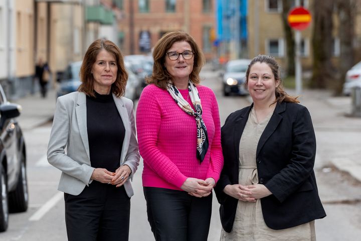 Rödgrön ledning, Carina Örgård, Helen Eliasson, Madeleine Jonsson