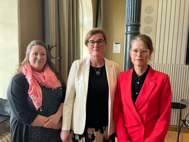 Madeleine Jonsson, Helén Eliasson och Carina Örgård