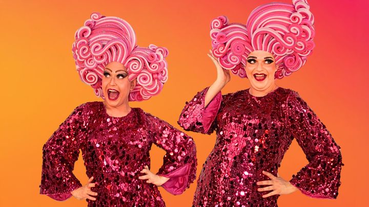 Medlemmarna i dragshowduon KlackAttack
