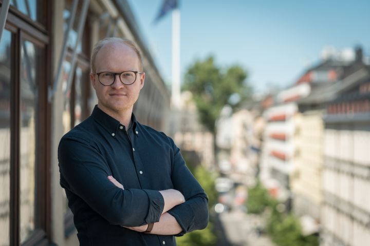 Hyresgästföreningens energi- och hållbarhetsexpert Joachim Höggren. Foto Filippa Ländin