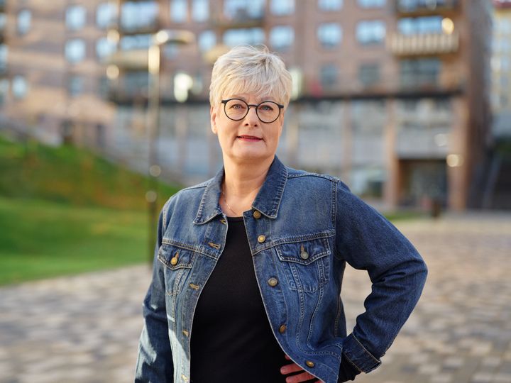 Hyresgästföreningens förbundsordförande Marie Linder. Foto Gabriel Liljevall