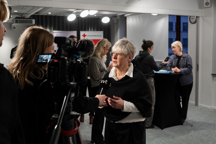 Hyresgästföreningens förbundsordförande Marie Linder. Foto Fabian Rosenberg