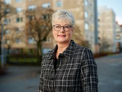 Hyresgästföreningens förbundsordförande Marie Linder. Foto Gabriel Liljevall
