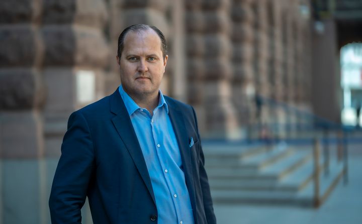 Erik Elmgren, förbundschef Hyresgästföreningen. Foto: Filippa Ländin