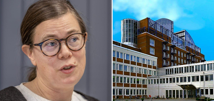Hyresgästföreningens jurist Anna Karlsson Wede och Lasarettvägen i Trollhättan