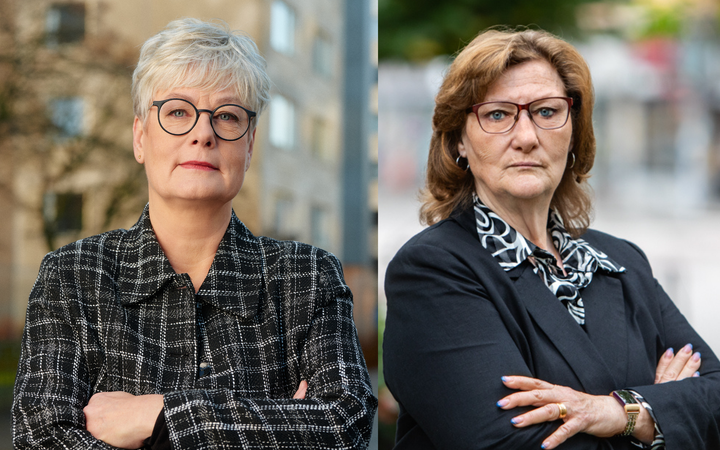 Marie Linder, förbundsordförande och Liz Jönsson, regionordförande norra Skåne