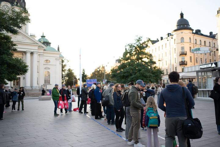 Hyresgäster samlas till en manifestation för en mer hyresgästvänlig bostadspolitik.