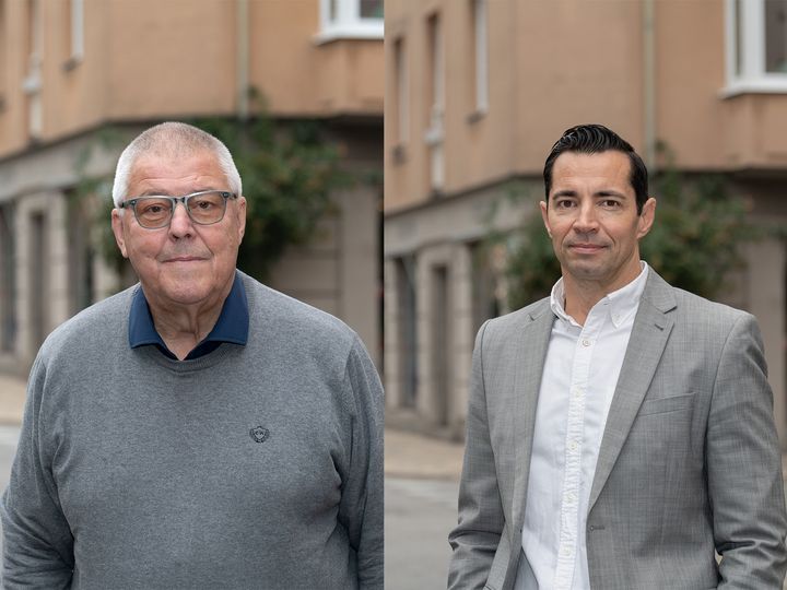 Håkan Björkenklev, regionordförande, och Benny Bendzovski, förhandlingschef, Hyresgästföreningen region södra Skåne