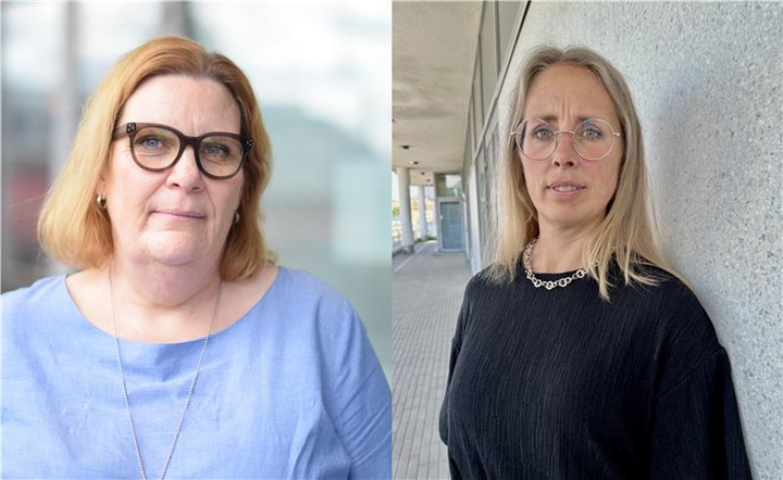 Susanne Sjöblom, ordförande Hyresgästföreningen region Stockholm och Veronica Eriksson, gruppchef förhandlingsenheten Hyresgästföreningen region Stockholm.