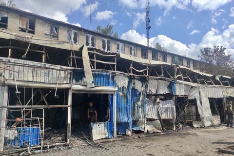 Efter onsdagens explosion på en marknadsplats i Kostiantynivka, i Donetskregionen, tog stadens sjukhus emot 34 skadade patienter, varav 15 var i behov av omedelbar livräddande vård.