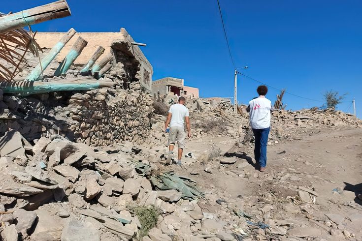 Marocko drabbades den 8 september av en jordbävning som hitintills lämnat mer än 2 600 döda och tusentals skadade. Läkare Utan Gränser anlände tidigare i veckan med ett team för att bedöma de medicinska och humanitära hjälpbehoven. Foto: John Johnson/Läkare Utan Gränser