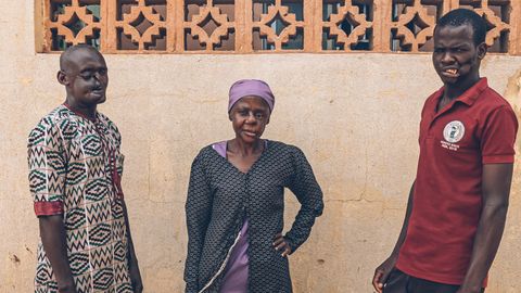 Dahiru Saidu, Mulikat Okanlawon och Mohammadu Usman har alla överlevt sjukdomen noma.