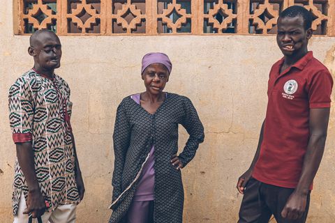 Dahiru Saidu, Mulikat Okanlawon och Mohammadu Usman har alla överlevt sjukdomen noma.