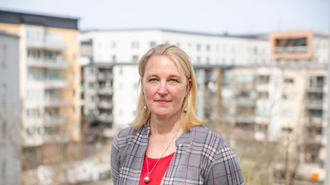 Profilbild på Ylva Jonsson Strömberg, som är ny generalsekreterare för Läkare Utan Gränser Sverige.