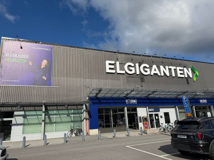 Entrén till varuhuset i Sickla