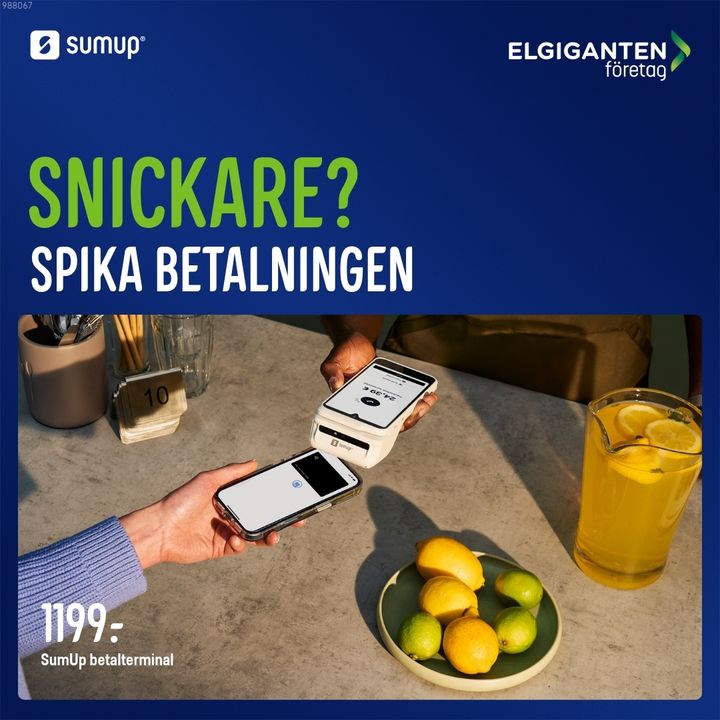 Elgiganten i samarbete med SumUp