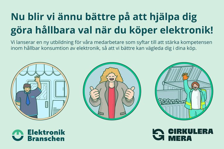 ElektronikBranschen lanserar ny utbildning om hållbar konsumtion av elektronik