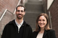 Co-lead authors of the study, Raphaël Mauron and Enikő Lázár, researchers at KTH Royal Institute of Technology.