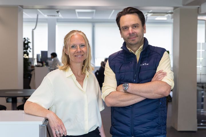 Camilla Hillerö och Christian Åvall får nya roller när NTM satsar mer på innovation, data och AI.