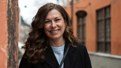 Johanna Odlander, chefredaktör på Upsala Nya Tidning