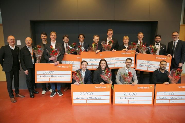 Samtliga stipendiater på BTH idag.