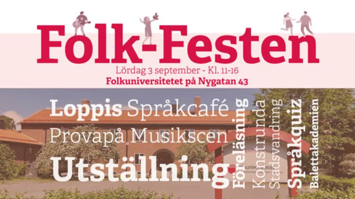 Folkuniversitetets hus på Nygatan 43 i Umeå. Här sjuder det av liv inom folkbildning, utbildning och uppdragsverksamhet.