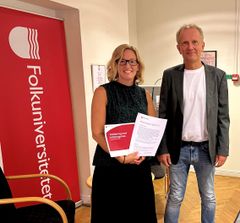 Annika Segerlund, Folkuniversitetet och Jan Vokoun, Arbetsförmedlingen.