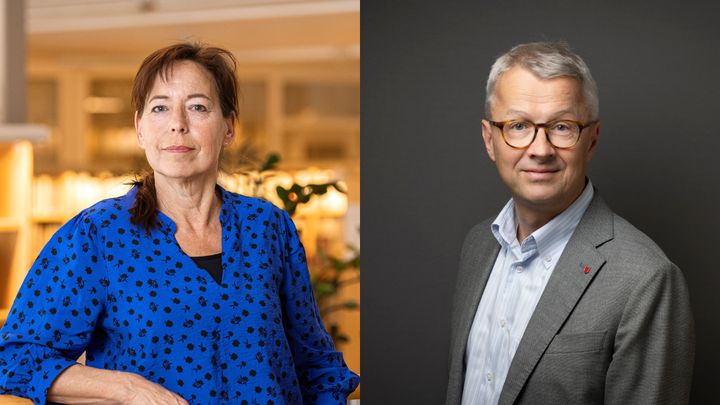 Anna-Karin Lindblom och Gunnar Danielsson, generalsekreterare för Folkbildningsrådet och Folkuniversitetet som står bakom rapporten Kunskaper i utförsbacke som bygger på data från SOM-institutet.