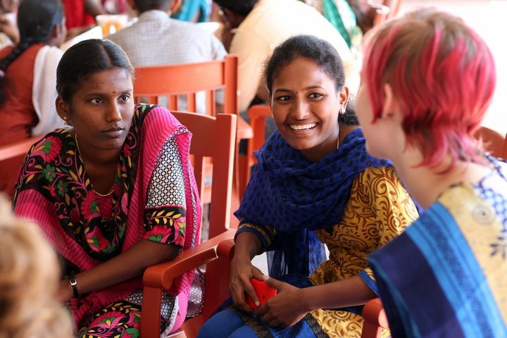 Internationella gymnasiet på studiebesök i Indien
