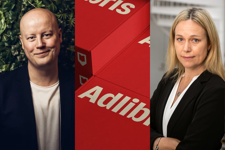 Niclas Sandin och Hanna Graflund Sleyman är nya styrelseledamöter i Adlibris styrelse. Foto: Rickard L Eriksson.