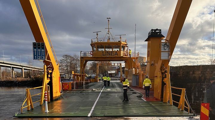 Måndagen den 17 november öppnar vägfärjan Linea