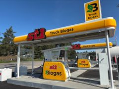 St1s station för flytande biogas (LBG) vid Herrbeta rastplats