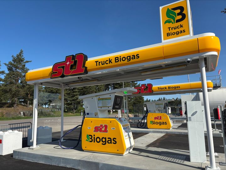 St1 LBG station in Herrbeta