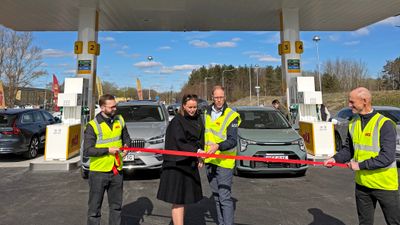 Idag har vi invigt en ny St1‑station i Gränby, Uppsala.