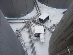 Gävle Hamn i drift året runt. ST1s anläggning säkerställer tillförlitliga energiflöden – även under krävande vinterförhållanden.