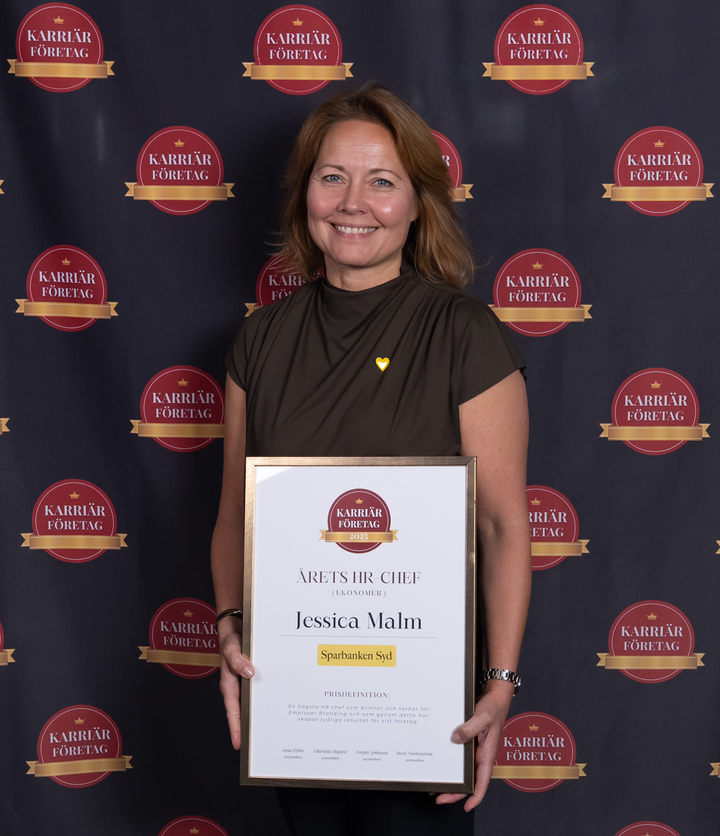 Jessica Malm - Sparbanken Syds HR-chef