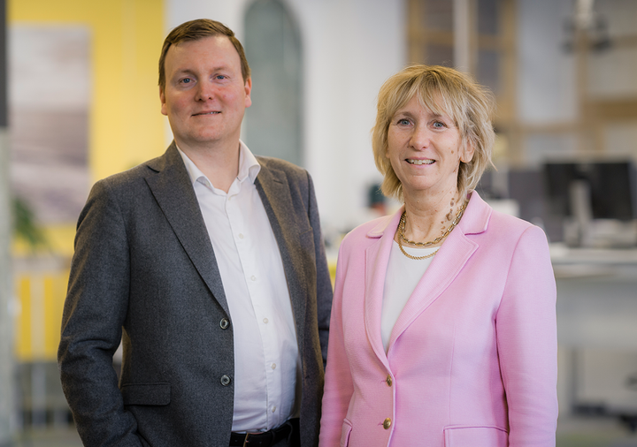 Henrietta Hansson (vd) och Johan Sandberg (vice vd) - Sparbanken Syd