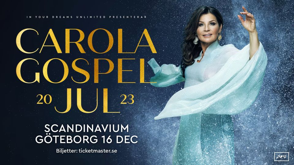 Carola bjuder in till en exklusiv julkonsert på Scandinavium Got Event