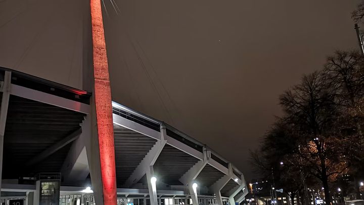 Under Orange Day lyser Ullevi och Scandinavium i orange. Foto: Got Event.