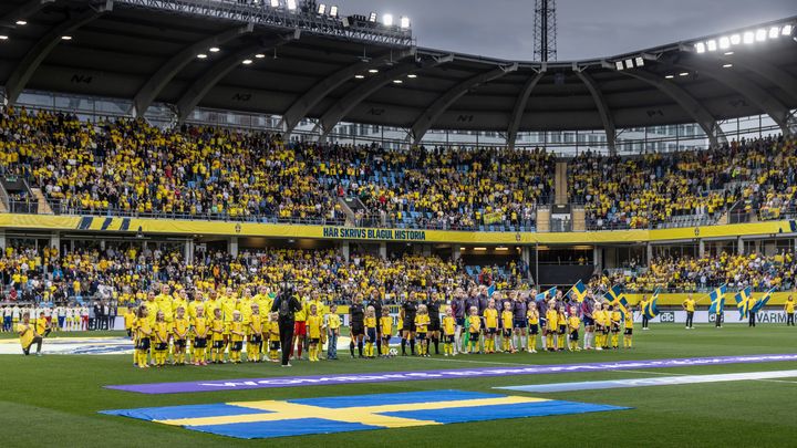 Sveriges match mot England på Nationalarenan den 16 juli slog publikrekord med 16 608 supportrar på plats.