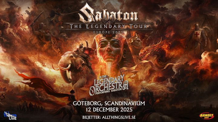 Sabaton kommer till Göteborg med turnén The Legendary Tour.