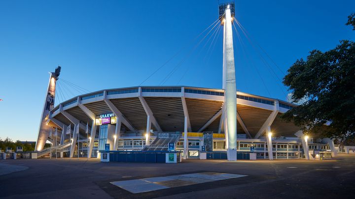 Ullevi med belysning