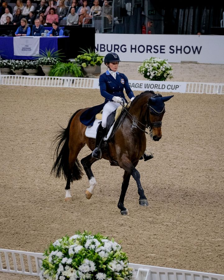 Jeanna Högberg - Astoria (SWB), bästa svenskar i FEI World Cup Dressage Grand Prix