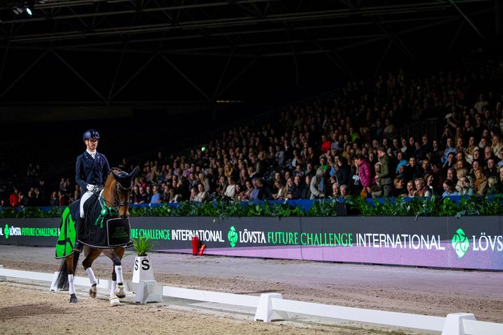Maarten Luiten was the most successful rider during the Lövsta Future Challenge International Dressage Tour 2022/2023. Photo: Digishots